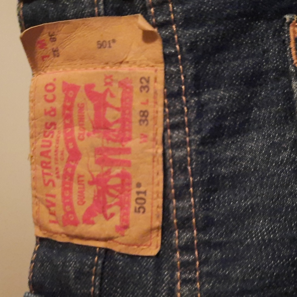 Levi's 501 jeans 38x32